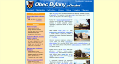 Desktop Screenshot of bylany.cz
